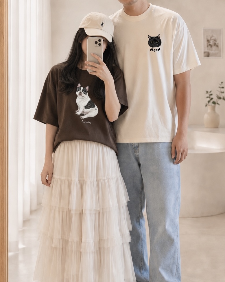 微落肩短 T 商品照片 1
